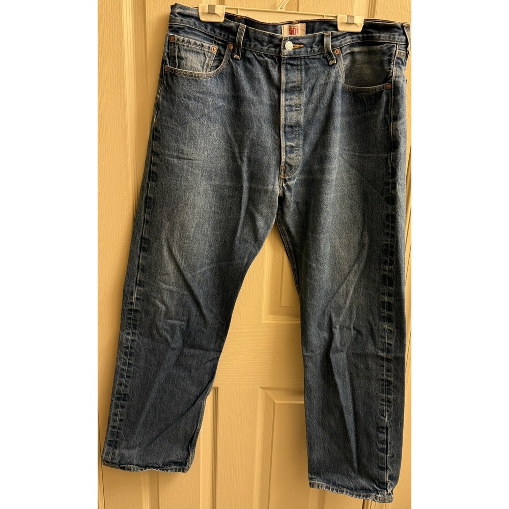LEVI 501 XX BUTTON‎ FLY Blue JEANS MENS 40x34 EX COND